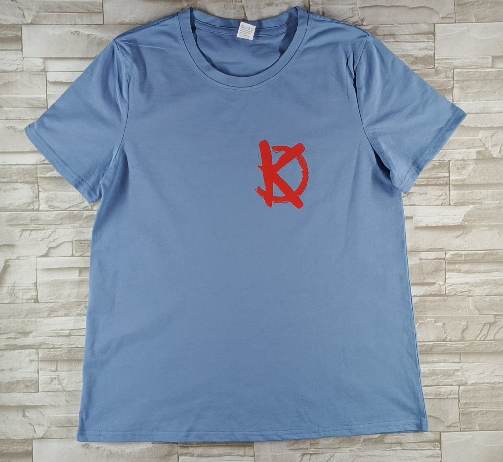 Kaukázus női póló, acélkék XL